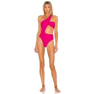 Lovers and Friends Aiko One Piece in Hot Pink Small